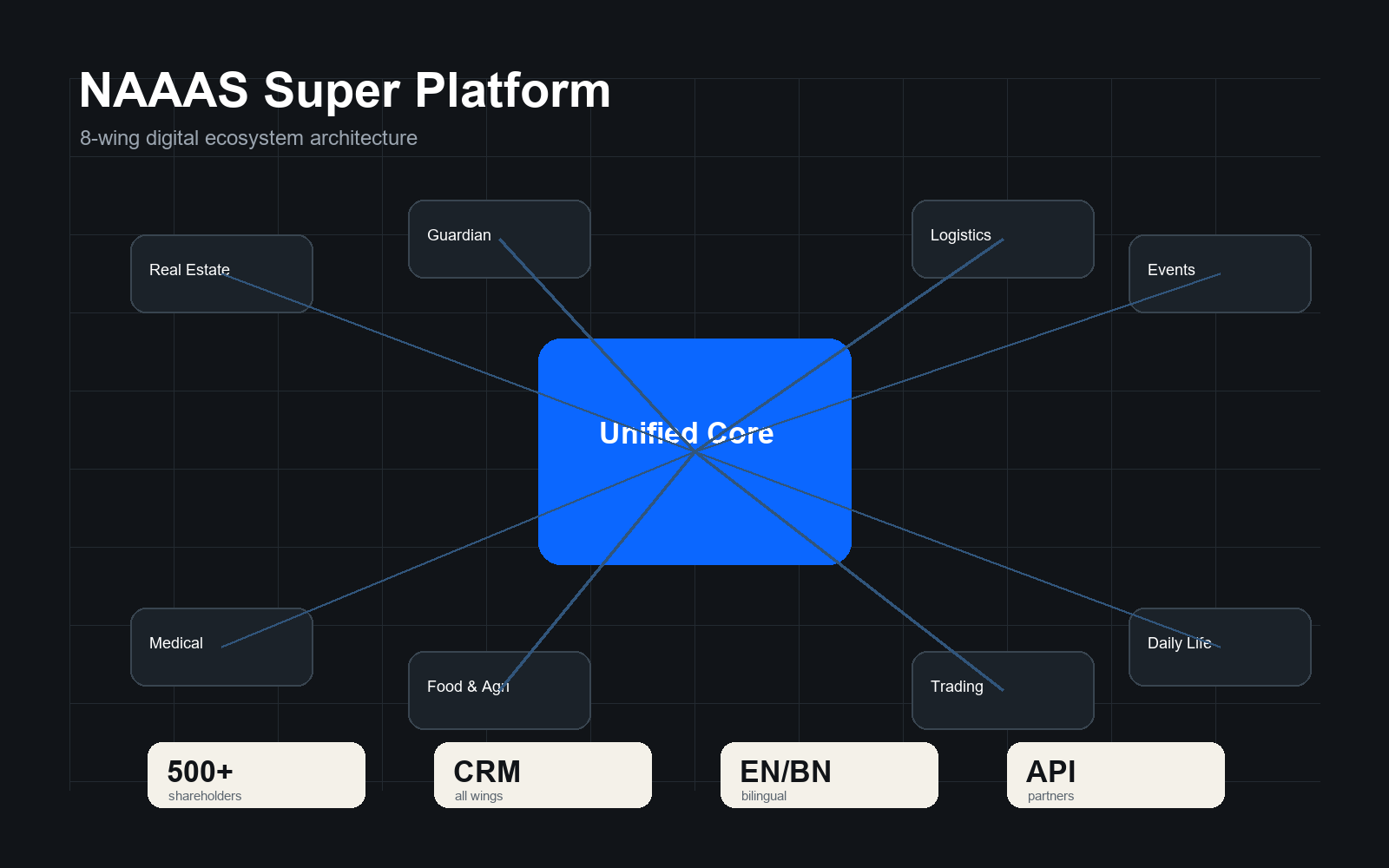 Multi-Division Enterprise Platform visual
